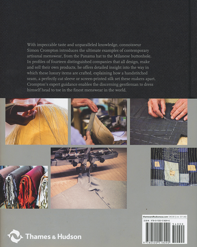 Featured in The Finest Menswear In The World by Simon Crompton