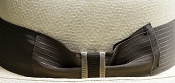 Homburg genuine Panama hat - close up